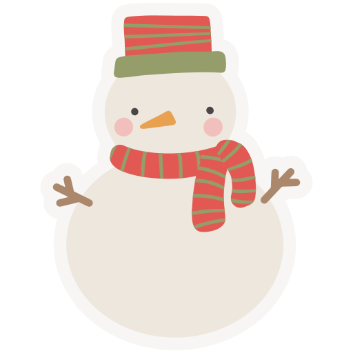 snowman sticker